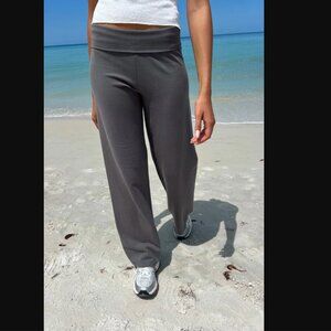 Brandy Melville Priscilla Pant (Slate Grey - One Size)